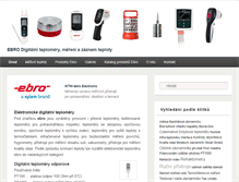 Tablet Screenshot of ebro-cz.com